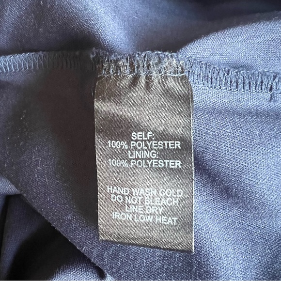 LULUS The Very Thought of You Navy Blue Floral Print Maxi Dress Gown Size M Rose - Picture 12 of 14